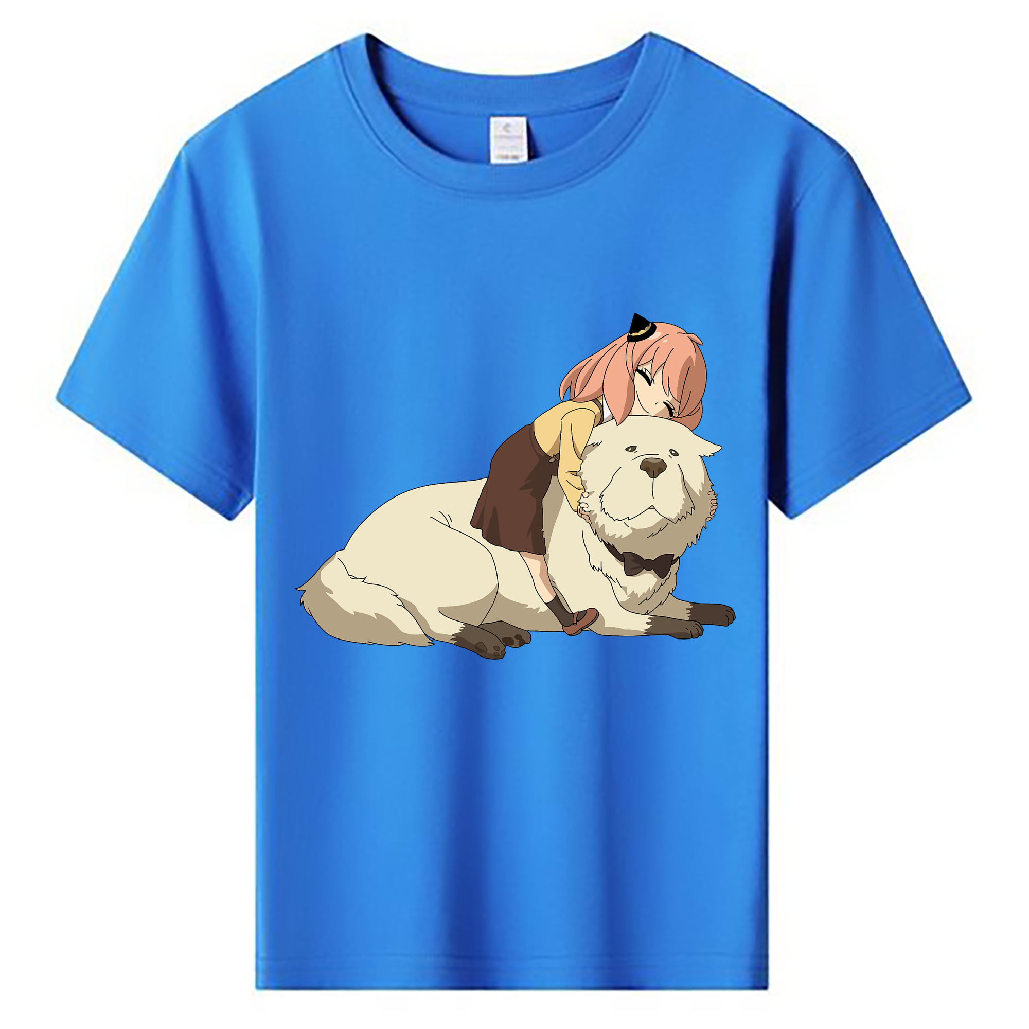 （画像用） SPY×FAMILY间谍家家酒 綿100％キッズTシャツ（フロントプリント）